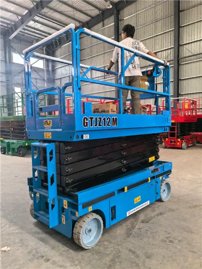 CE Certified Self‑propelled Hydraulic Scissor Lift, Full‑electric Aerial Work Platform 6‑16m for Indoor & On‑site High‑altitude Operation