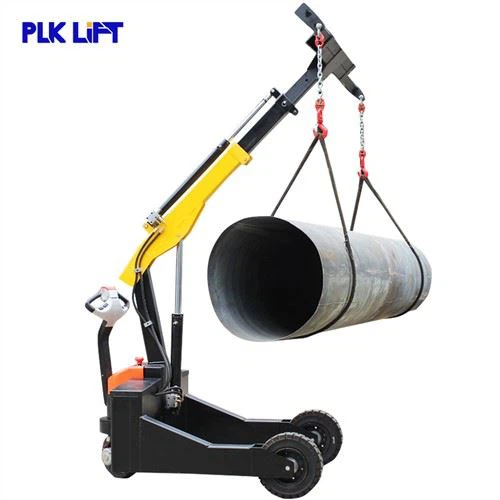 Electric Floor Crane Pipe Cylindrical Material Lifter