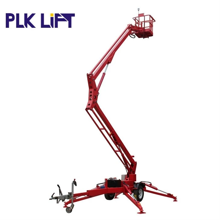 Electric And Hybrid Trailer Mounted Towable Boom Lift